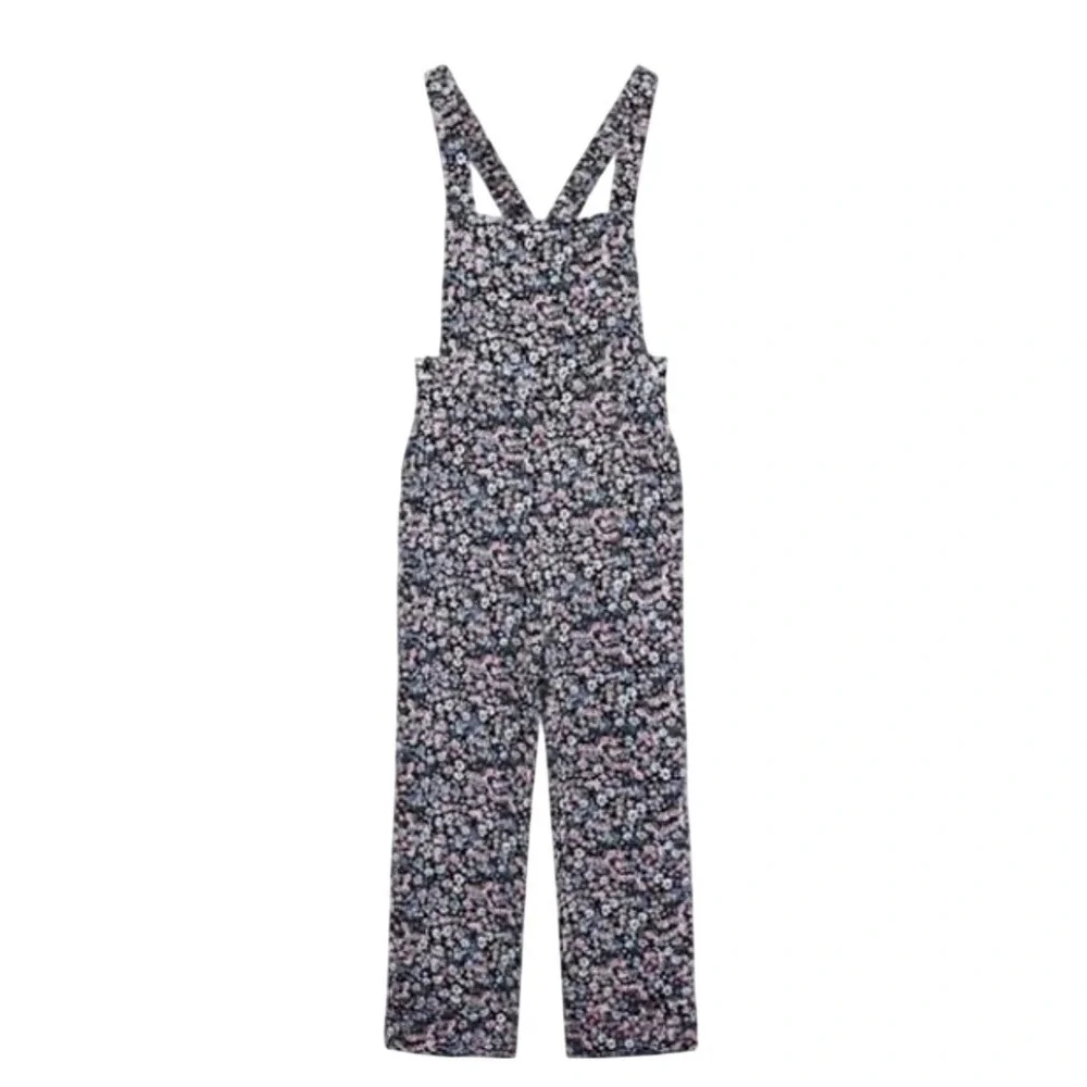 Zara NWOT Cotton Dungarees